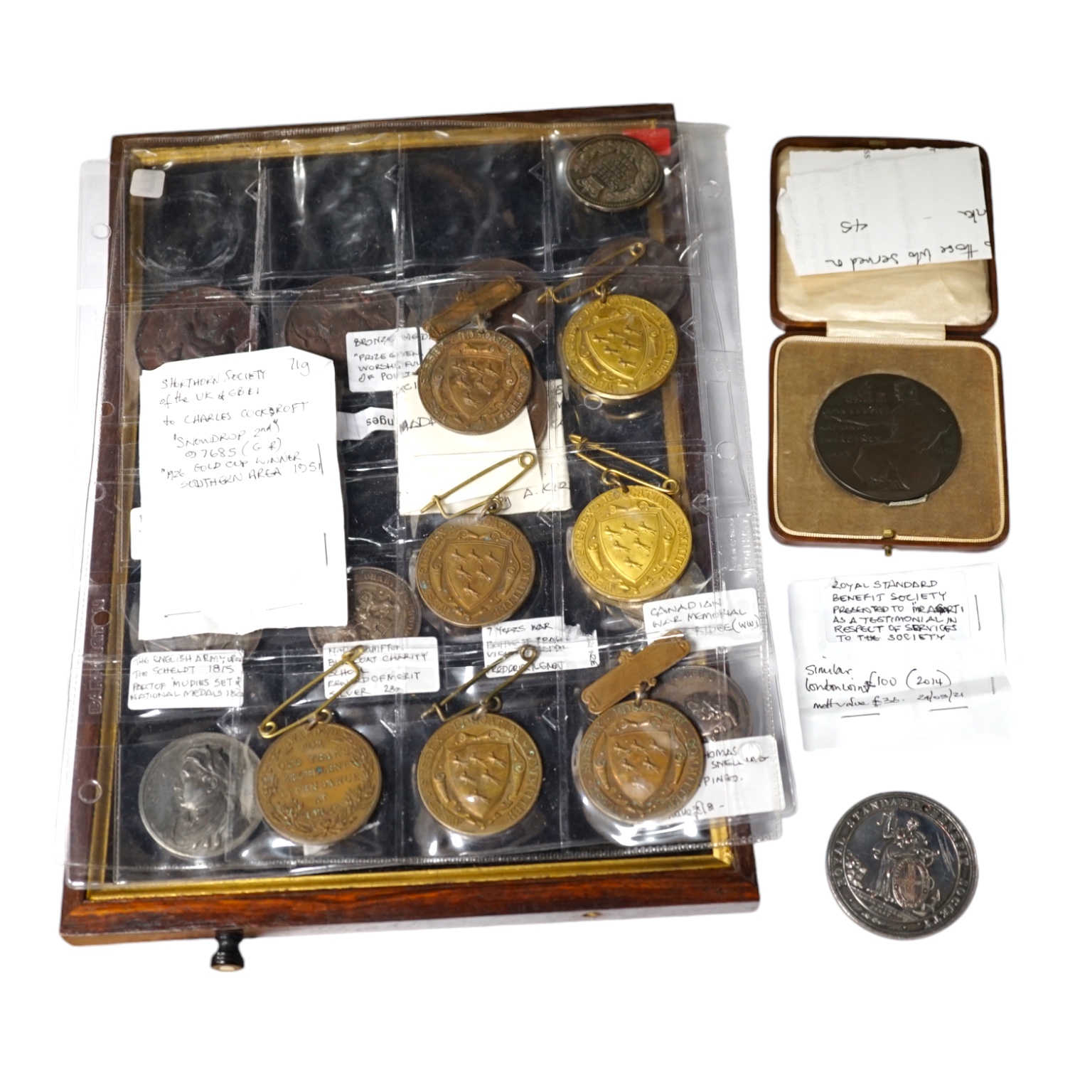 British Prize and Historic Medals, 18th to 20th century